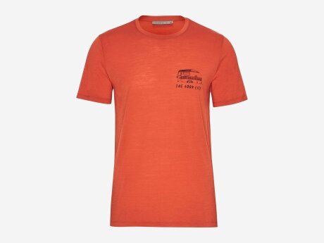 Herren T-Shirt Tech Lite Crewe The Good Life, ROOTE, XL