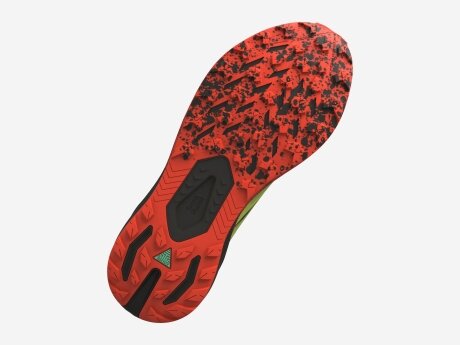 Herren Laufschuhe Catamount 3, Acid Lime/Cherry Tomato/Black, 9