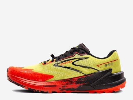 Herren Laufschuhe Catamount 3, Acid Lime/Cherry Tomato/Black, 9