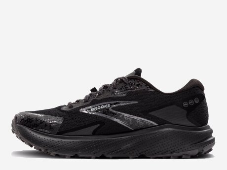 Herren Laufschuhe Divide 5 GTX, Black/Alloy/Primer Grey, 9