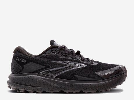 Herren Laufschuhe Divide 5 GTX, Black/Alloy/Primer Grey, 9