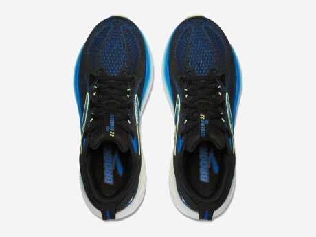 Herren Laufschuhe Glycerin 22, Black/Cobalt/Neo Yellow, 10