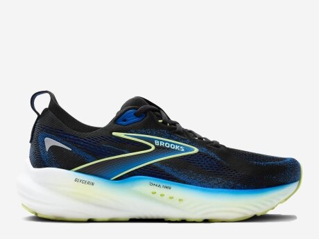 Herren Laufschuhe Glycerin 22, Black/Cobalt/Neo Yellow, 10