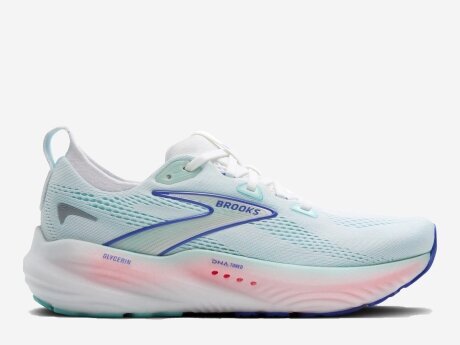 Damen Laufschuhe Glycerin 22, White/Limpet Shell/Amparo Blue, 9.5