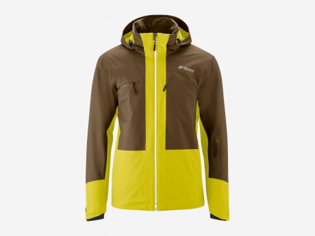 Herren Jacke Gravdal XO2, mole / luca lime, 52