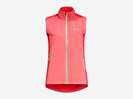 Damen Weste TOURER SOFTSHELL VEST, tulip red, M