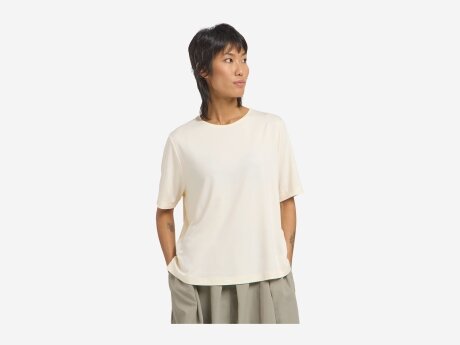 Damen T-Shirt TRAVEL T W, cotton white heather, S