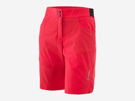 Damen Radhose BIKE SHORTS COMFORT-E CSL, POPPY RED, 38