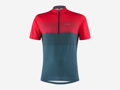 Herren Radtrikot BIKE SHIRT HZ SPARTA, RED, 58