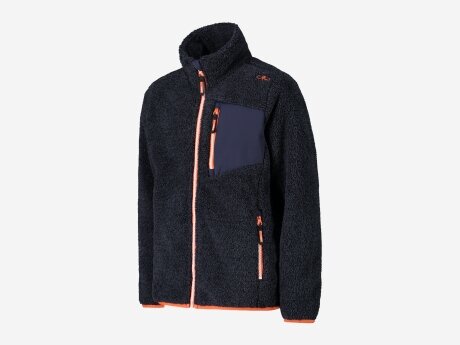 Kinder Fleecejacke Jacket Fleece HighLoft, TITANIO-B. BLUE, 176