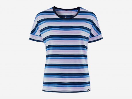 Damen T-Shirt NELAW, seascape/dunkelblau, 38