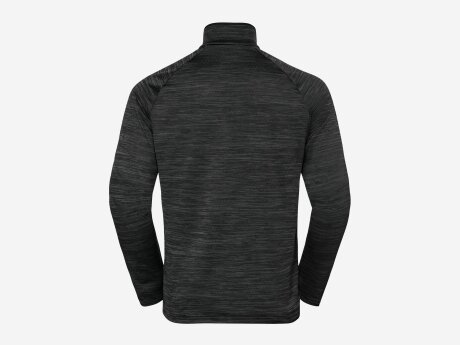 Herren Sweatshirt RUN EASY WARM, black melange, XXL