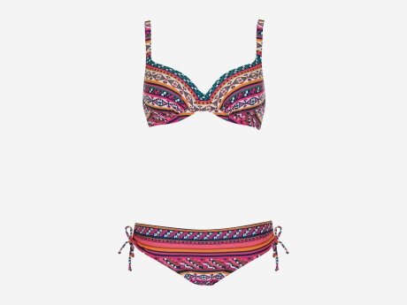 Damen Bikini Bikini, multicolor, 44C