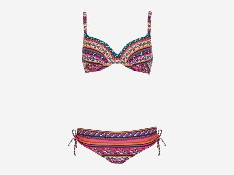 Damen Bikini Bikini, multicolor, 38C