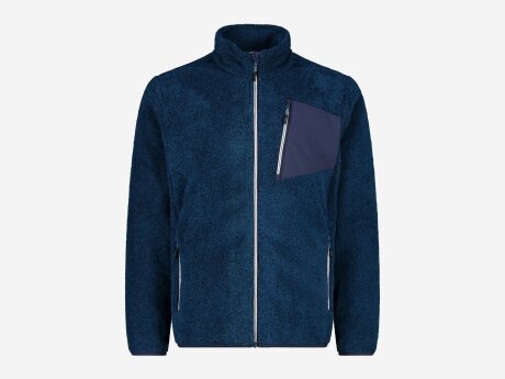 Herren Fleecejacke Man Jacket, PETROL-B.BLUE, 56