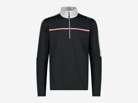 Herren Pullover SWEAT, NERO MEL., 58