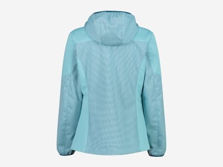 Damen Jacke FIX HOOD, ACQUA, 48