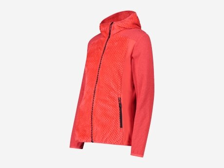 Damen Jacke JACKET FIX HOOD, CORALLO, 48