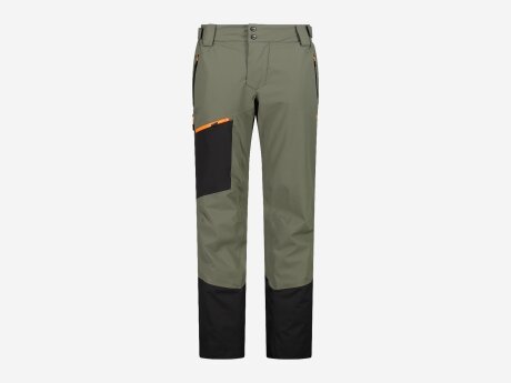 Herren Skihose PANT FREE RIDE, OLIVE, 48