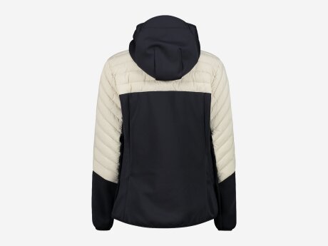 Damen Jacke Hybridjacke mit Kapuze, VANIGLIA, 38