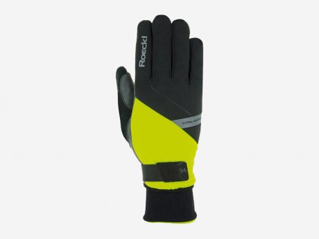 Unisex Handschuhe LIDHULT, schwarz/gelb, 8.5
