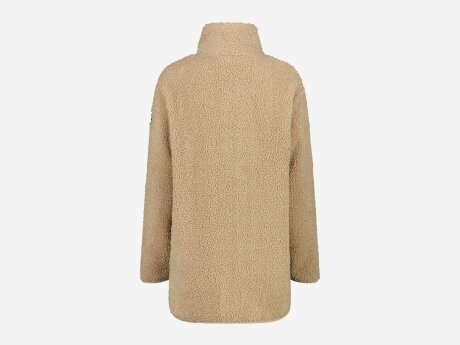 Damen Fleecejacke HighLoft Long Jacket, COOKIE, 38