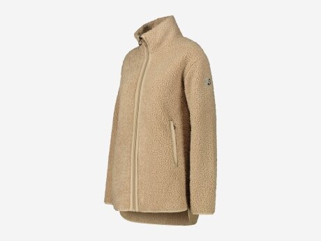 Damen Fleecejacke HighLoft Long Jacket, COOKIE, 38