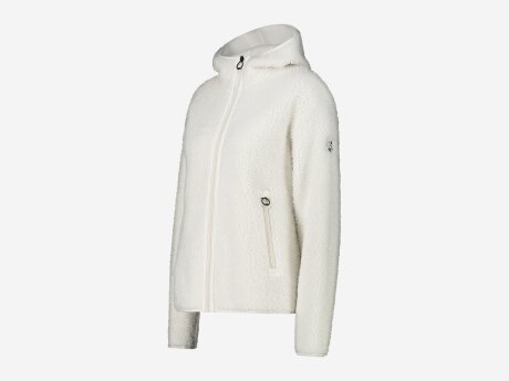 Damen Fleecejacke Sweatshirt aus HighLoft-Teddy-Fleece, B.CO GESSO, 44
