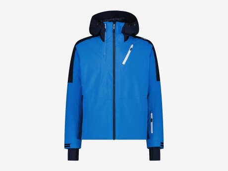 Herren Skijacke Skijacke aus Twill mit Kapuze, ROYAL BLUE, 52