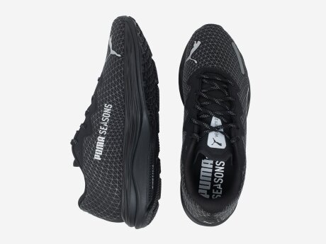 Damen Laufschuhe Velocity Nitro 2 GTX, PUMA BLACK-METALLIC SILVER, 7.5