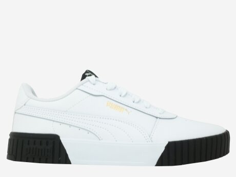Damen Sneaker Carina 2.0, PUMA WHITE-PUMA WHITE-PUMA TEA, 7.5