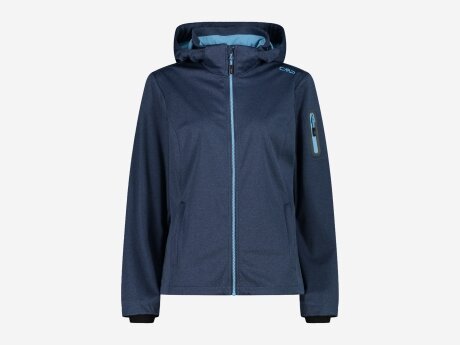 Damen Jacke  ZIP HOOD, B.BLUE MEL-CIELO, 40