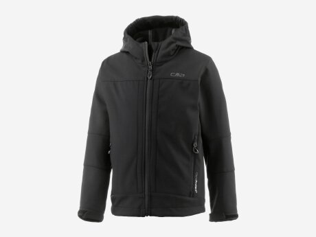 Kinder Jacke FIX HOOD, NERO, 98