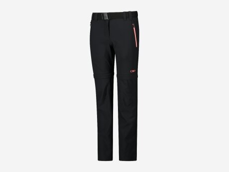 Kinder Hose ZIP OFF PANT, ANTRACITE-LOTUS, 110