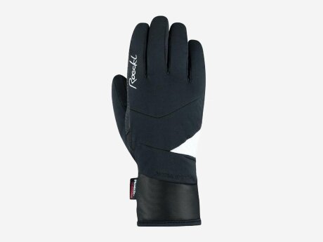 Unisex Handschuhe Cariboo, black/white, 7.5