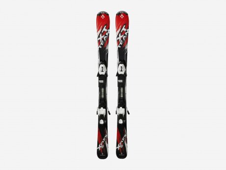 Kinder Alpinski XT Team  inkl. Bindung ETC45 / ETL 75, SCHWARZ/ROT, 110