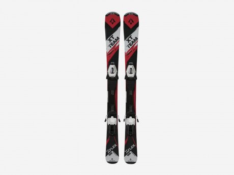 Kinder Alpinski XT TEAM ET, BLACK/ RED LIGHT, 100