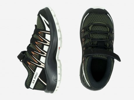 Kinder Outdoorschuhe XA PRO 3D K, Grape Leaf/Vanilla Ice/Caramel Cafe, 26