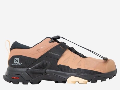Damen Wanderschuhe SHOES X ULTRA 4 GTX, MOCHA MOUSSE/BLACK/ALMOND CREA, 5.5