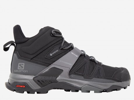 Herren Wanderschuhe  X ULTRA 4 MID GTX, Black/Magnet/Pearl Blue, 8