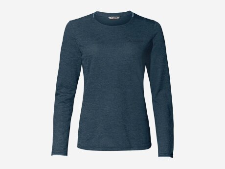 Damen Sweatshirt Shirt Wo Essential LS T-Shirt, dark sea uni, 38