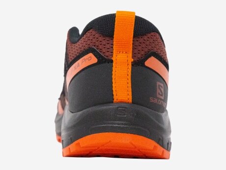 Kinder Wanderschuhe XA PRO V8 J, Madder Brown/Black/Red Orange, 37