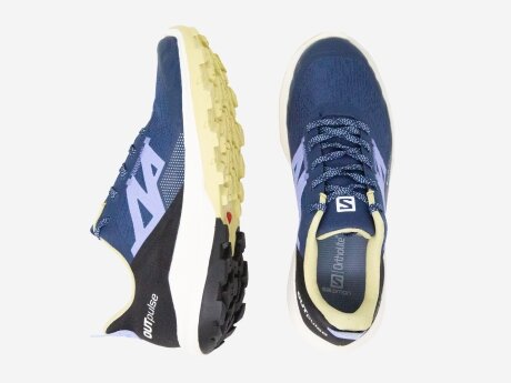 Damen Outdoorschuhe OUTpulse GTX, Mood Indigo/Leek Green/Easter Egg, 6.5