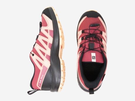 Kinder Outdoorschuhe XA PRO V8, Earth Red/Black/Almond Cream, 37