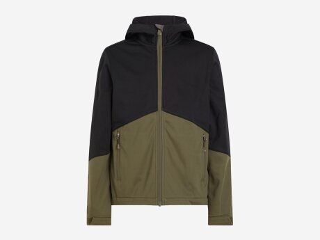Kinder Jacke Bennet III, BLACK NIGHT/OLIVE DA, 140