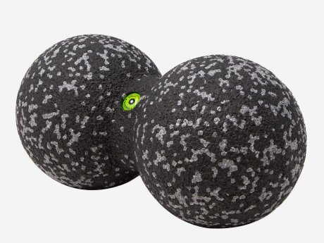 Unisex Fitnessgerät Duoball 12, schwarz/grau, 12