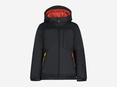 Kinder Skijacke LINDLEY, SCHWARZ, 176