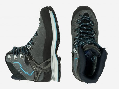 Damen Wanderschuhe Litepeak Lady PRO GTX, anthrazit/azur, 4.5
