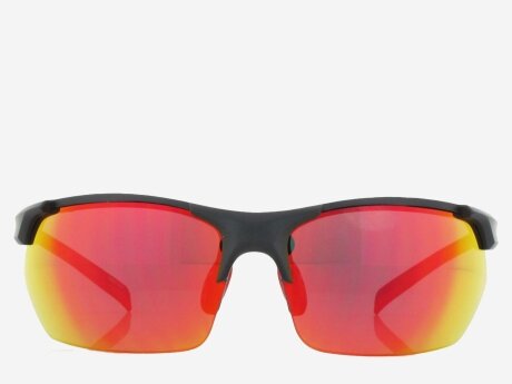 Herren Sonnenbrille Sportstyle, grey red, -