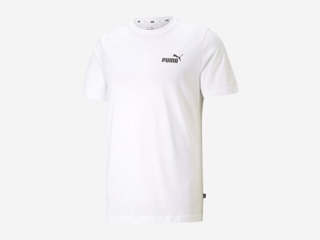 Herren T-Shirt ESS Small Logo Tee, PUMA WHITE, 3XL